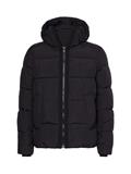 CRINKLE NYLON QUILT JACKET ck black