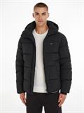 CRINKLE NYLON QUILT JACKET ck black