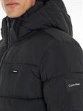 CRINKLE NYLON QUILT JACKET ck black