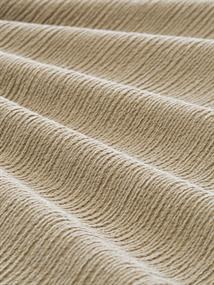 Crinkle T-Shirt mit V-Ausschnitt olive white structure