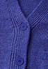 Cropped Cardigan force blue mel.