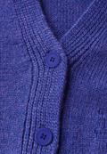 Cropped Cardigan force blue mel.