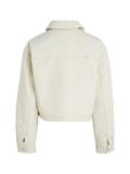 CROPPED COACH JACKET eggshell