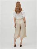 Cropped Fit Hose mit Hight Waist cement