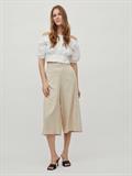 Cropped Fit Hose mit Hight Waist cement