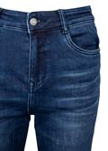Cropped High Waist Jeans Mimi blau
