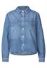 Cropped Jeans Overshirt light blue wash