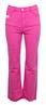 Cropped Mini Flared Jeans pink