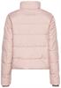 Cropped Pufferjacke aus recyceltem Polyester rose