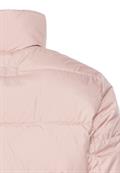 Cropped Pufferjacke aus recyceltem Polyester rose