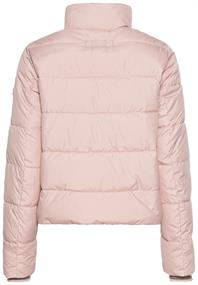 Cropped Pufferjacke aus recyceltem Polyester rose