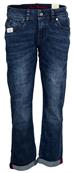 Cropped Straight Jeans Laura blau