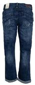 Cropped Straight Jeans Laura blau