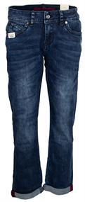 Cropped Straight Jeans Laura blau