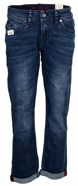 Cropped Straight Jeans Laura blau