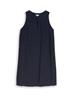 Crêpe Mini-Kleid in Knitter-Optik sky captain blue