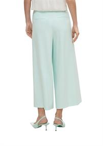 Culotte aus Viskosestretch türkis