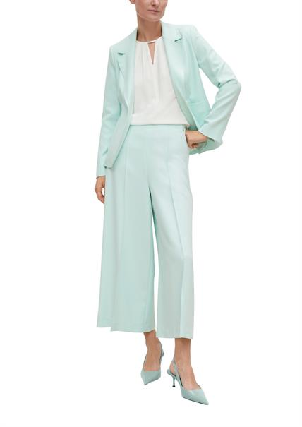 Culotte aus Viskosestretch türkis