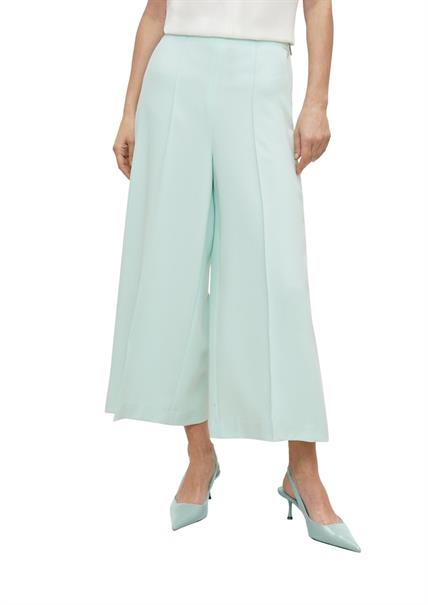 Culotte aus Viskosestretch türkis