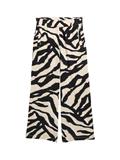 Culotte Hose abstract beige zebra