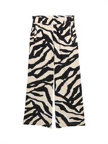 Culotte Hose abstract beige zebra