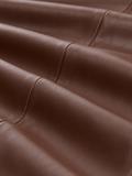 Culotte Hose in Lederoptik dark pecan brown