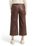 Culotte Hose in Lederoptik dark pecan brown