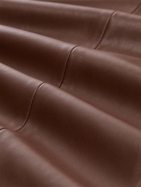 Culotte Hose in Lederoptik dark pecan brown