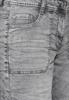 Culotte Jeans mit Bandana mid grey random wash