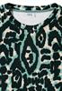 Cupro Touch Print-Shirt ink green