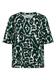 Cupro Touch Print-Shirt ink green