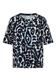 Cupro Touch Print-Shirt urban dark blue