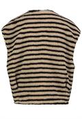 D50108J80137A2 stripes: chocolate brown-light beige
