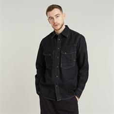 Dakota slim shirt l\s worn in nighttime sky