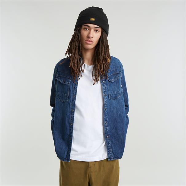Dakota slim shirt l\s worn in windward