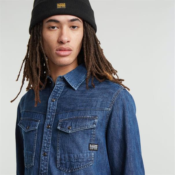 Dakota slim shirt l\s worn in windward