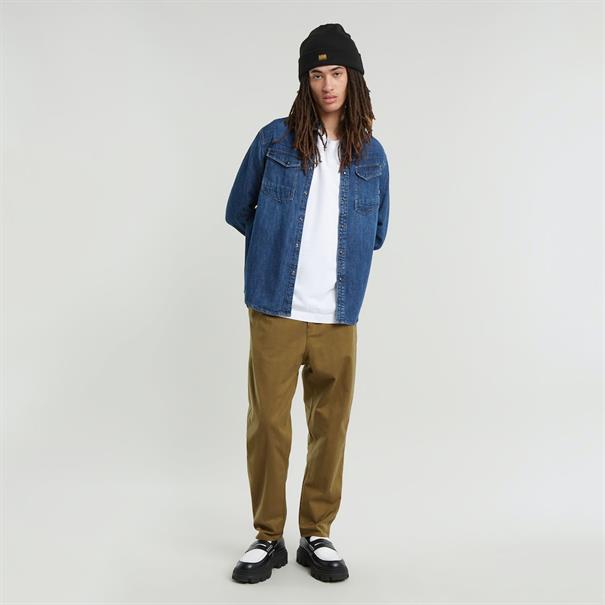 Dakota slim shirt l\s worn in windward
