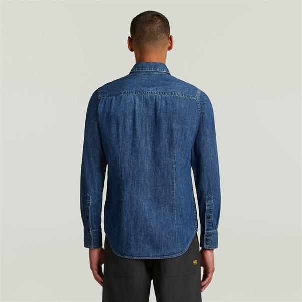 Dakota slim shirt l\s worn in windward