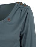 Damen Langarmshirt "Zeeland" vegan grün