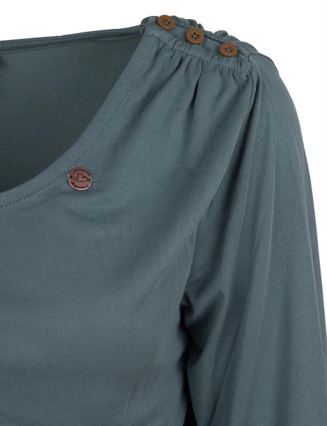 Damen Langarmshirt "Zeeland" vegan grün