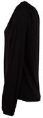 Damen Langarmshirt "Zeeland" vegan schwarz