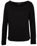 Damen Langarmshirt "Zeeland" vegan schwarz