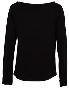 Damen Langarmshirt "Zeeland" vegan schwarz