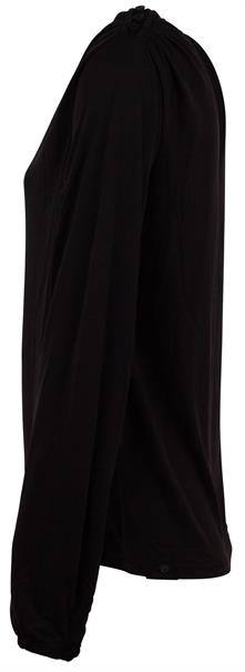 Damen Langarmshirt "Zeeland" vegan schwarz