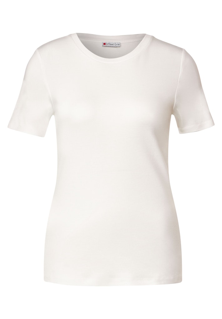 mit kaufen Street Damenshirt T-Shirt One bequem Damen online coral Rundhals bei blossom