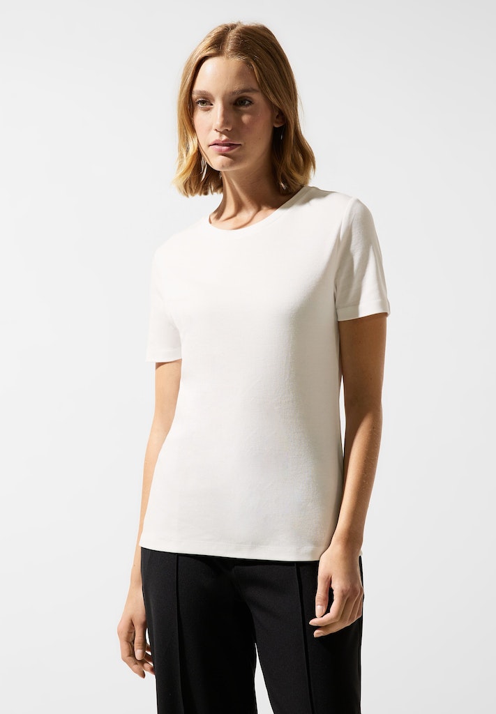 online Damenshirt Damen bequem kaufen mit bei coral Street blossom One T-Shirt Rundhals