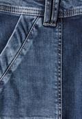 dark blue authentic washed