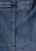 dark blue authentic washed