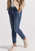 dark blue authentic washed