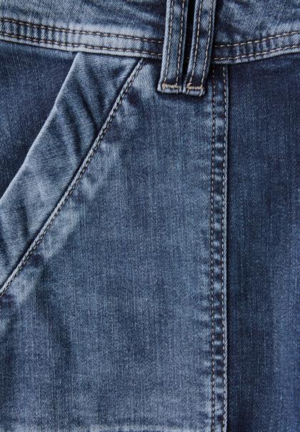 dark blue authentic washed